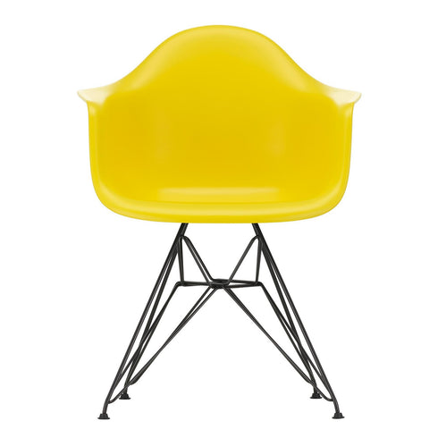 Cadeira de Braços em Plástico Eames DAR / Base Preta
